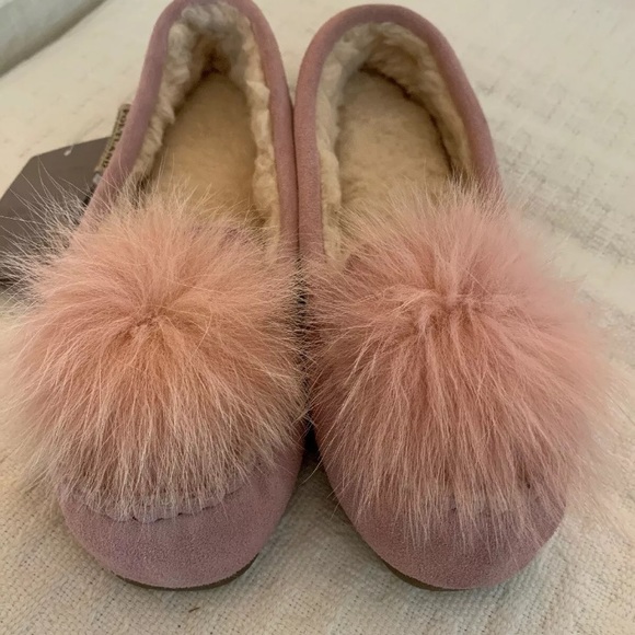 Portland Boot Co. Paloma Pink  Moccasins Slippers - Picture 6 of 9